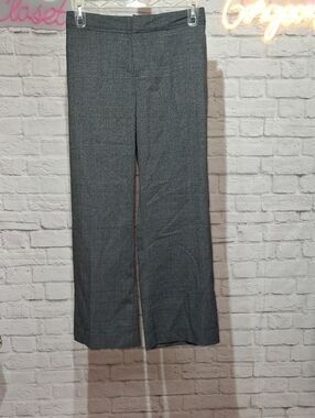 Mossimo Supply Co. Gray Glen Plaid Boot-Cut Pants